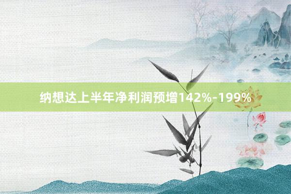 纳想达上半年净利润预增142%-199%